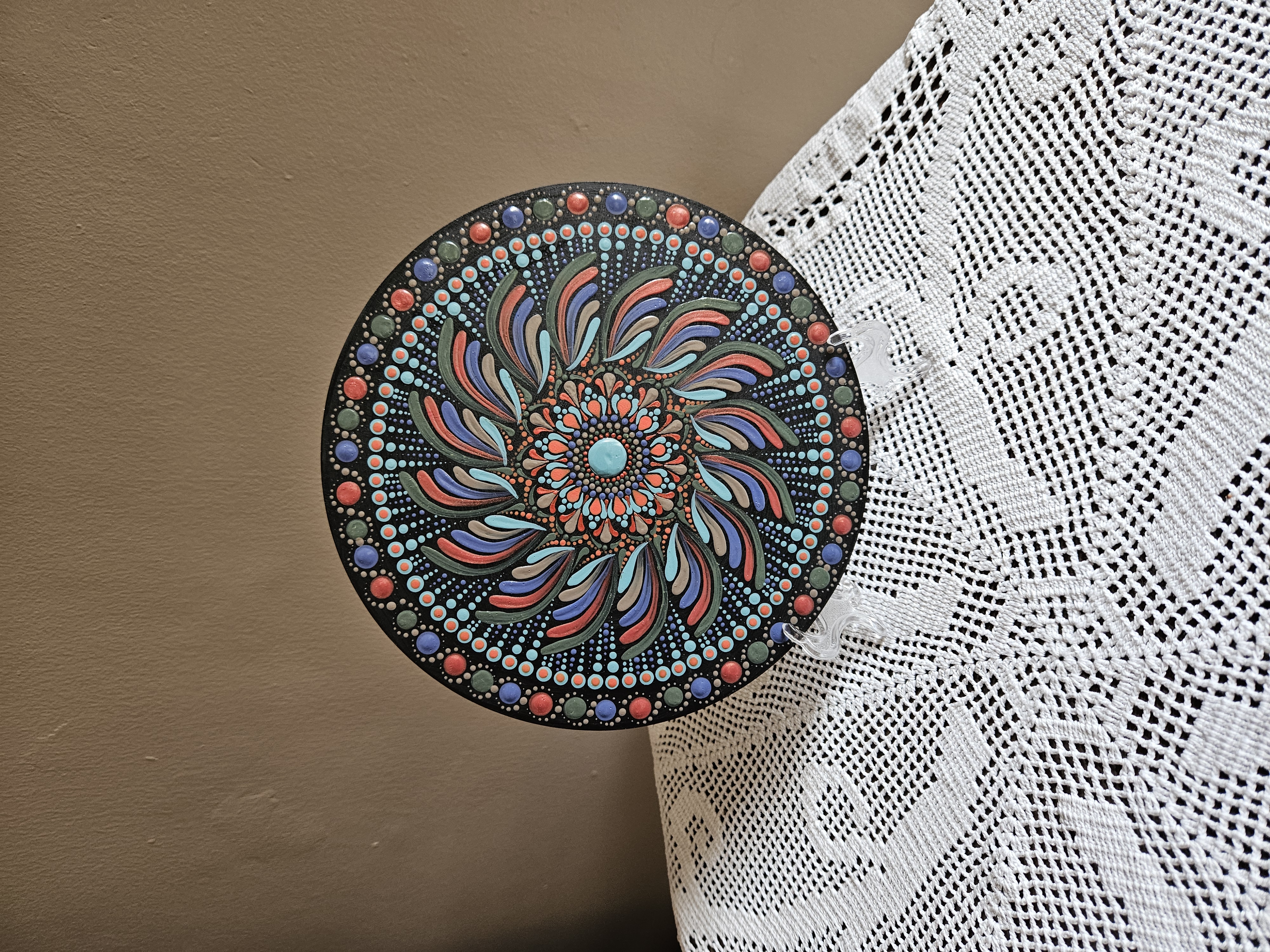 Round pinwheel mandala