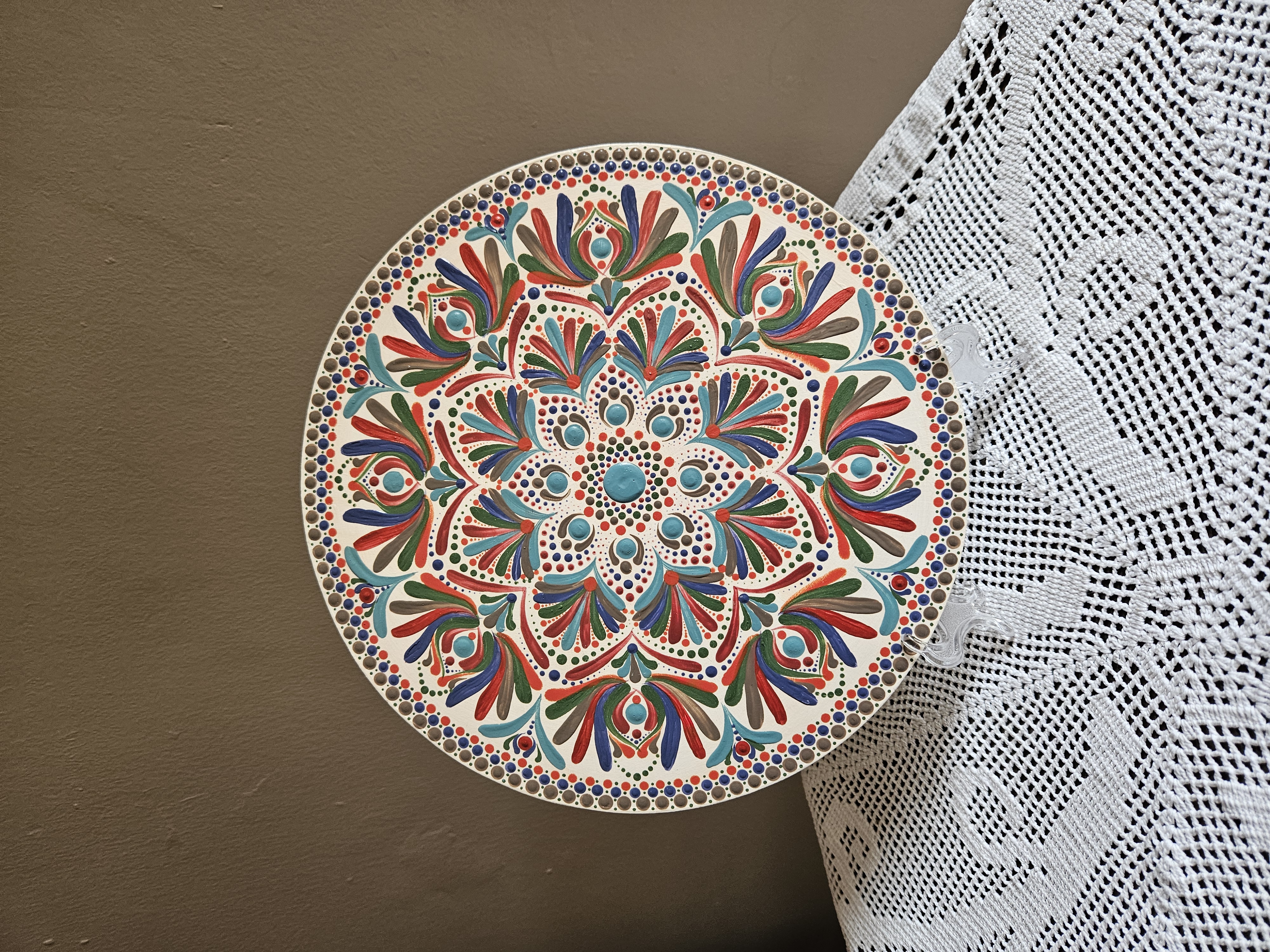 Round summer garden mandala